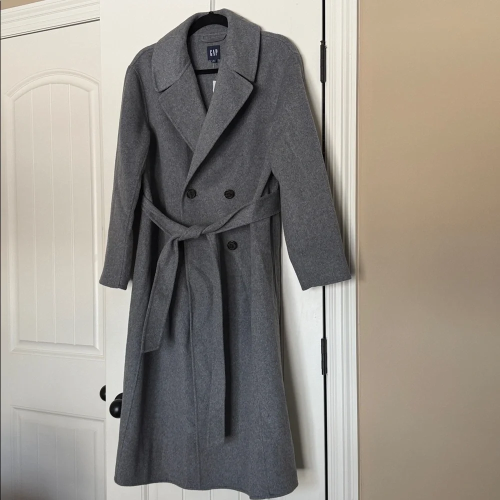 GAP Classic Gray Wool Coat